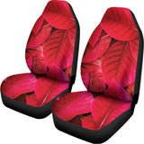 Red Leaf Print Universal Fit Car Seat Covers 102422