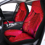 Red Leaf Print Universal Fit Car Seat Covers 102422
