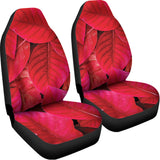 Red Leaf Print Universal Fit Car Seat Covers 102422