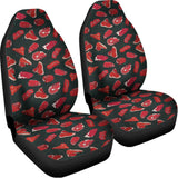 Red Meat Pattern Print Universal Fit Car Seat Covers 102422
