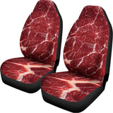 Red Meat Print Universal Fit Car Seat Covers 102422