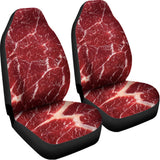 Red Meat Print Universal Fit Car Seat Covers 102422