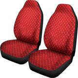Red Python Snakeskin Print Universal Fit Car Seat Covers 102422