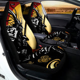 Red Sky And Golden Sun Samurai Print Universal Fit Car Seat Covers 102422