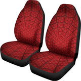 Red Spider Web Print Universal Fit Car Seat Covers 102422