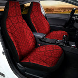 Red Spider Web Print Universal Fit Car Seat Covers 102422