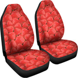 Red Strawberry Pattern Print Universal Fit Car Seat Covers 102422