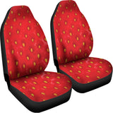 Red Strawberry Print Universal Fit Car Seat Covers 102422