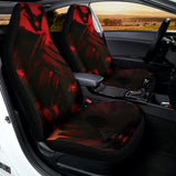 Red Sunset Samurai Print Universal Fit Car Seat Covers 102422