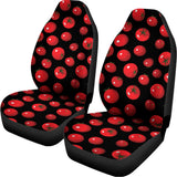 Red Tomato Pattern Print Universal Fit Car Seat Covers 102422