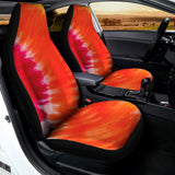 Red Yellow And Orange Tie Dye Print Universal Fit Car Seat Covers 102422