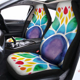 Reiki Chakra Flower Print Universal Fit Car Seat Covers 102422