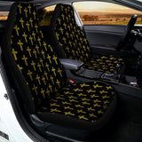 Religious Cross Pattern Print Universal Fit Car Seat Covers 102422