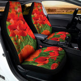 Remembrance Day Poppy Print Universal Fit Car Seat Covers 102422