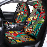 Retro African Ethnic Tribal Print Universal Fit Car Seat Covers 102422