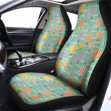 Retro Air Balloon Pattern Print Universal Fit Car Seat Covers 102422