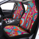 Retro Bohemian Mandala Pattern Print Universal Fit Car Seat Covers 102422