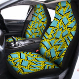 Retro Funky Pattern Print Universal Fit Car Seat Covers 102422