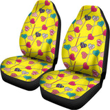 Retro Lollipop Print Universal Fit Car Seat Covers 102422