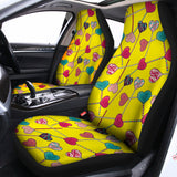 Retro Lollipop Print Universal Fit Car Seat Covers 102422