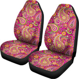 Retro Paisley Pattern Print Universal Fit Car Seat Covers 102422