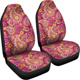 Retro Paisley Pattern Print Universal Fit Car Seat Covers 102422