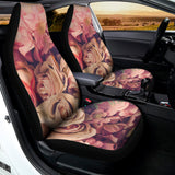 Retro Pink Roses Floral Print Universal Fit Car Seat Covers 102422