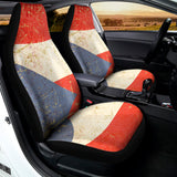 Retro Puerto Rican Flag Print Universal Fit Car Seat Covers 102422