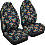 Retro Sea Turtle Pattern Print Universal Fit Car Seat Covers 102422