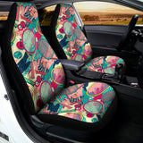 Retro Tennis Pattern Print Universal Fit Car Seat Covers 102422