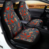Retro Vintage Bohemian Floral Print Universal Fit Car Seat Covers 102422