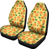 Ripe Apricot Fruit Pattern Print Universal Fit Car Seat Covers 102422
