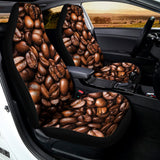 Roasted Coffee Bean Print Universal Fit Car Seat Covers 102422