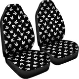 Rock And Roll Hand Sign Pattern Print Universal Fit Car Seat Covers 102422