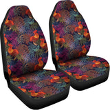 Rooster And Rowan Pattern Print Universal Fit Car Seat Covers 102422