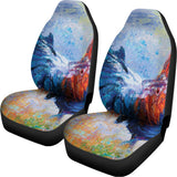 Rooster Painting Print Universal Fit Car Seat Covers 102422