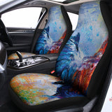 Rooster Painting Print Universal Fit Car Seat Covers 102422