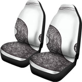 Roots Yin Yang Print Universal Fit Car Seat Covers 102422
