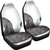Roots Yin Yang Print Universal Fit Car Seat Covers 102422