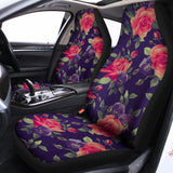 Rose Pansy Floral Flower Pattern Print Universal Fit Car Seat Covers 102422