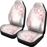 Rose Pink Marble Print Universal Fit Car Seat Covers 102422