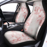 Rose Pink Marble Print Universal Fit Car Seat Covers 102422