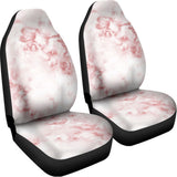 Rose Pink Marble Print Universal Fit Car Seat Covers 102422