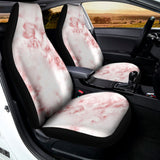 Rose Pink Marble Print Universal Fit Car Seat Covers 102422