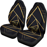 Rose Pyramid Print Universal Fit Car Seat Covers 102422