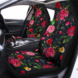 Roses Floral Flower Pattern Print Universal Fit Car Seat Covers 102422