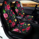 Roses Floral Flower Pattern Print Universal Fit Car Seat Covers 102422