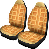 Round Waffle Print Universal Fit Car Seat Covers 102422