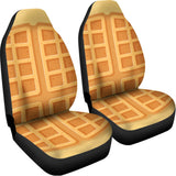 Round Waffle Print Universal Fit Car Seat Covers 102422
