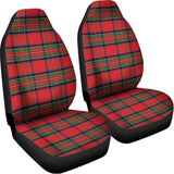 Royal Stewart Tartan Pattern Print Universal Fit Car Seat Covers 102422